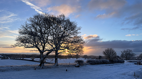 Winter Holiday at Ted's Farm Camping, Shropshire